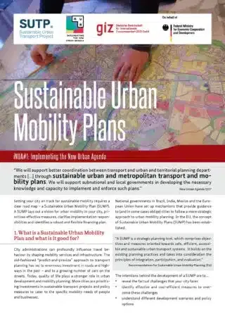 iNUA #1: Sustainable Urban Mobility Plans
