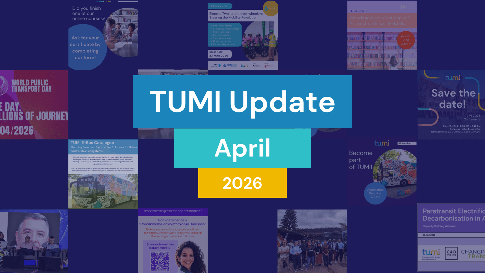 TUMI Update April